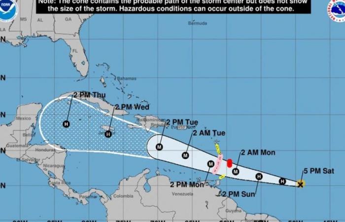 Alert in the Caribbean: Storm Beryl has become a Category 1 hurricane