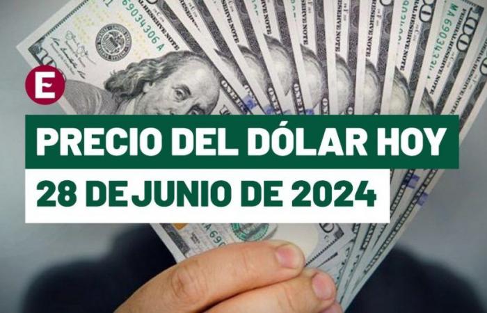 Price of the dollar today June 28, 2024, what is the exchange rate in banks in Mexico?