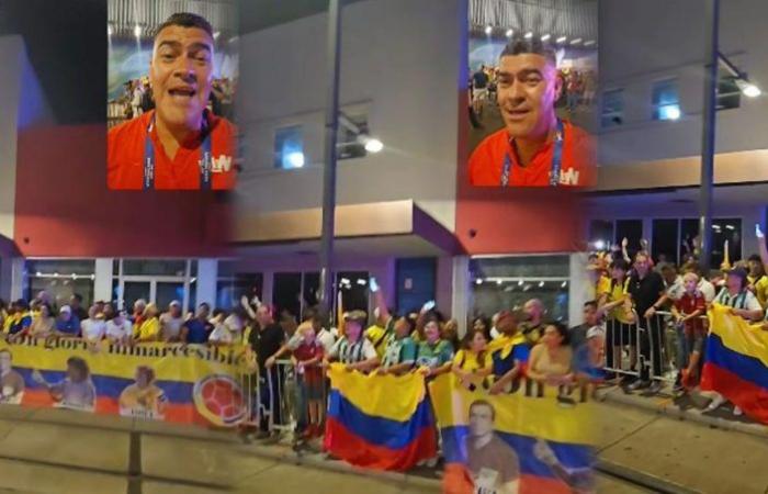 Fans sang ‘The Paths of Life’ to support the Colombian National Team