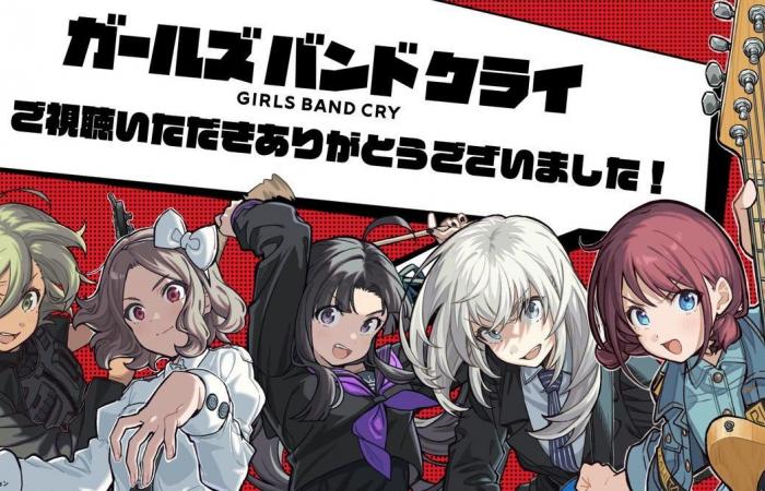 Girls Band Cry anime promises to ‘continue’ — Kudasai