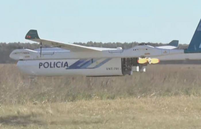 This is the Police drone with which they search for Loan in Corrientes after the new clues