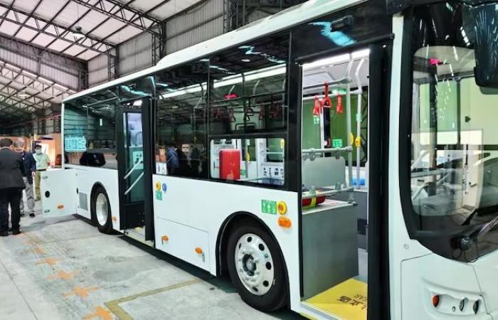Details are adjusted so that electric buses donated by Taiwan now arrive in the country