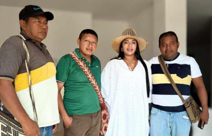 On her journey through the south of La Guajira, Wayuu senator announces works