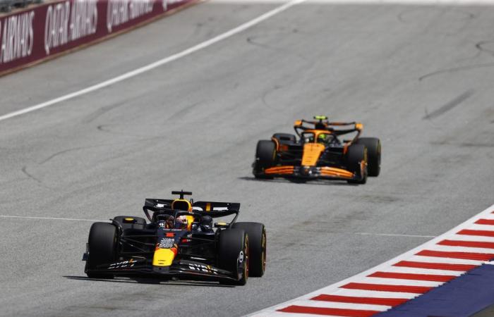 Verstappen wins Austrian Sprint against aggressive McLaren; Sainz fifth
