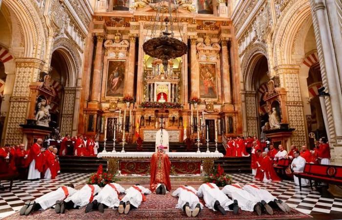 NEW PRIESTS IN CÓRDOBA | The bishop ordains eight new priests of the Diocese of Córdoba