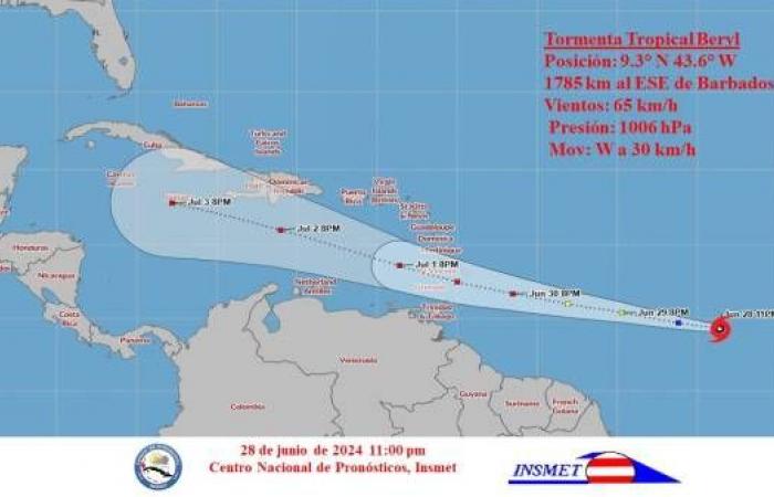 Beryl, the second tropical storm of the season, forms – Juventud Rebelde