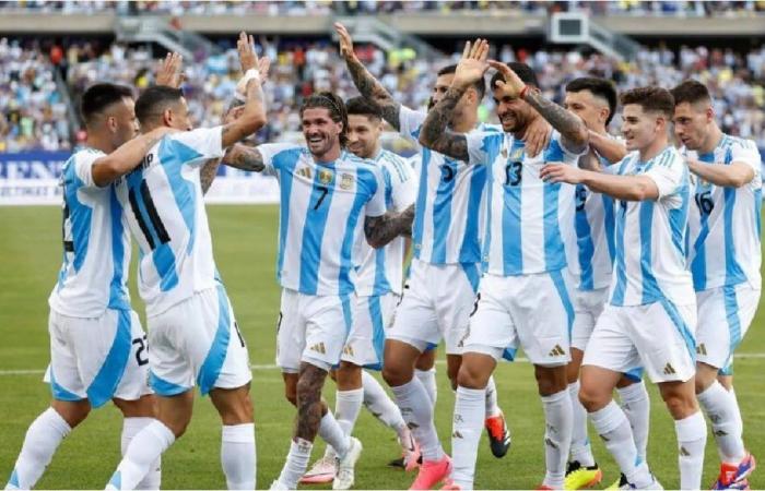 How much is a second of advertising worth in each match of the Argentine National Team in the Copa América?