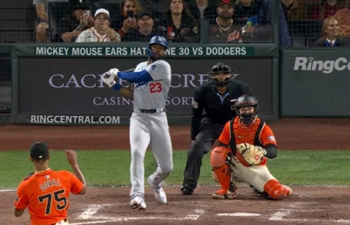 They tried to react, but the Dodgers were left lying in San Francisco