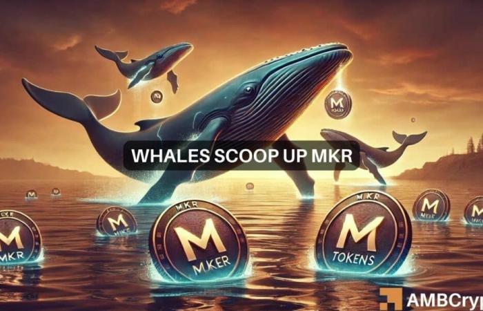 Whales boost MKR as analysts predict $4,000 target