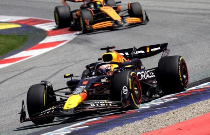 F1: Max Verstappen took advantage of the McLaren fight and won the sprint race in Austria :: Olé