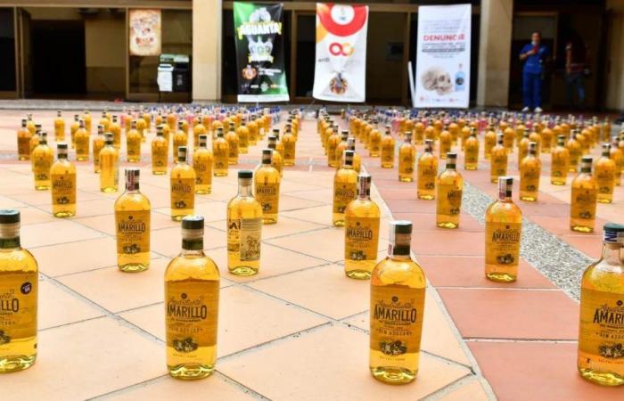 Millionaire seizure of contraband liquor and cigarettes in Huila