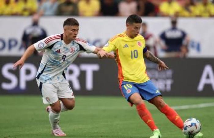 An assist in the pocket: this is how James Rodríguez fared against Costa Rica | Colombia selection