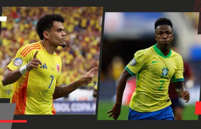 When Colombia vs. Brazil play for matchday 3 of the Copa América: team, date, time and live TV