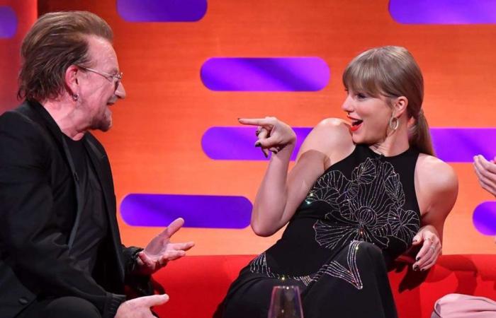 Taylor Swift arrived in Ireland and received a warm welcome from U2: “Elegant and cool”