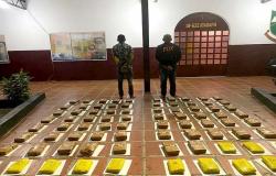 They arrested two Colombians in Amazonas with 133 panels of marijuana