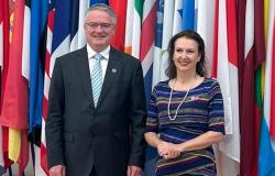 Mondino closed a diplomatic tour focused on strengthening ties with the European Union and accessing two key Western organizations