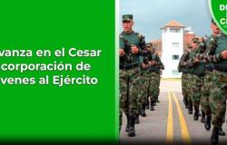 The incorporation of young people into the Army advances in Cesar