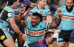 NRL 2024, Melbourne Storm, Cronulla Sharks, round 10 match report, match highlights, big plays, coaches media conferences