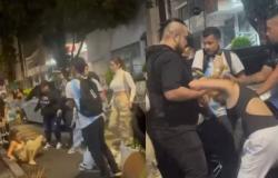 Video recorded a violent fight between two women in the sector known as ‘Cuadra Play’
