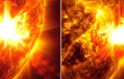 NASA captures giant explosion on the Sun as Earth reels under solar storm