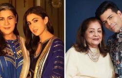 Happy Mother’s Day: Sara Ali Khan, Karan Johar and more stars share adorable pics with their moms | bollywood