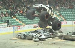 Monster Madness takes over CN Centre, delivers car crushing action to packed stadium