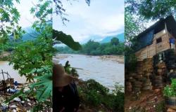 Families affected by the rising of the Oro River in the north of Bucaramanga ask for help