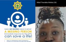 Urgent Appeal: Help Find Missing Teenager Mbali Thandeka Maloka from Odendaalsrus