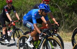 Giro d’Italia general classification: stage 9
