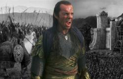 Where were the elves during the battle of Minas Tirith?