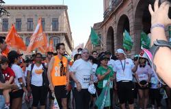 They carry out the ‘Walk, jog and run for democracy’ race in SLP – La Jornada San Luis