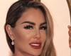 Ninel Conde showed off her six pack in a metallic swimsuit