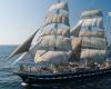 The Belem, the iconic ship that will carry the flame to France