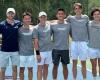 Men’s tennis downs Rochester, 5-4, in UAA 7th-place match