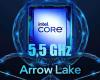 The Intel Core Ultra 9 285K will reach a frequency of 5.5 GHz