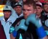 Canelo Álvarez and his spectacular entrance to the ring in Las Vegas with his own corrido