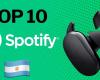 What are the most popular podcasts today on Spotify Argentina