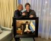 The Argentine artist who gave the Napoleonic painting to Javier Milei gave details of their meeting: “It exceeded my expectations”