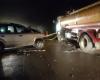 a vehicle collided with a fuel tanker