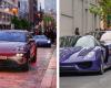 Purple Porsches Flood NYC Streets