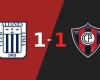 Alianza Lima managed to get the tie at home against Cerro Porteño | Libertadores Cup