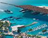 hundreds of luxury villas that instead of having parking will have a port for superyachts
