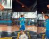 “Let’s see who scores the most?”: Chiquito Romero and Cavani did a basketball challenge at Boca Juniors practice