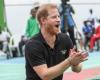 Prince Harry Plays Volleyball Match Against Wounded Nigerian Soldiers