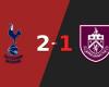 Tottenham managed to turn the score around and beat Burnley 2-1 | Premier League