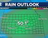 Scattered rain and storms for Mother’s Day