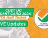 CUET UG Admit Card 2024 Date LIVE: NTA CUET Hall Ticket to be Released Soon at cuetug.ntaonline.in, Direct Link to Check Online | Education News