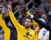 NBA roundup: Pacers even playoff series with 121-89 win over Knicks