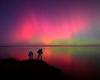 The dazzling phenomenon of the auroras comes to an end
