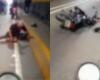 Video | Motorcyclist tore off part of his face after crashing in a tunnel